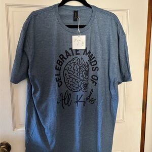 Gildan Celebrate Minds Blue Tee